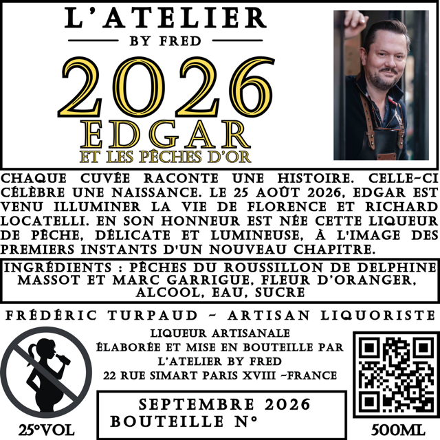 EDGAR ET LES PÊCHES D’OR - Liqueur CONTRE